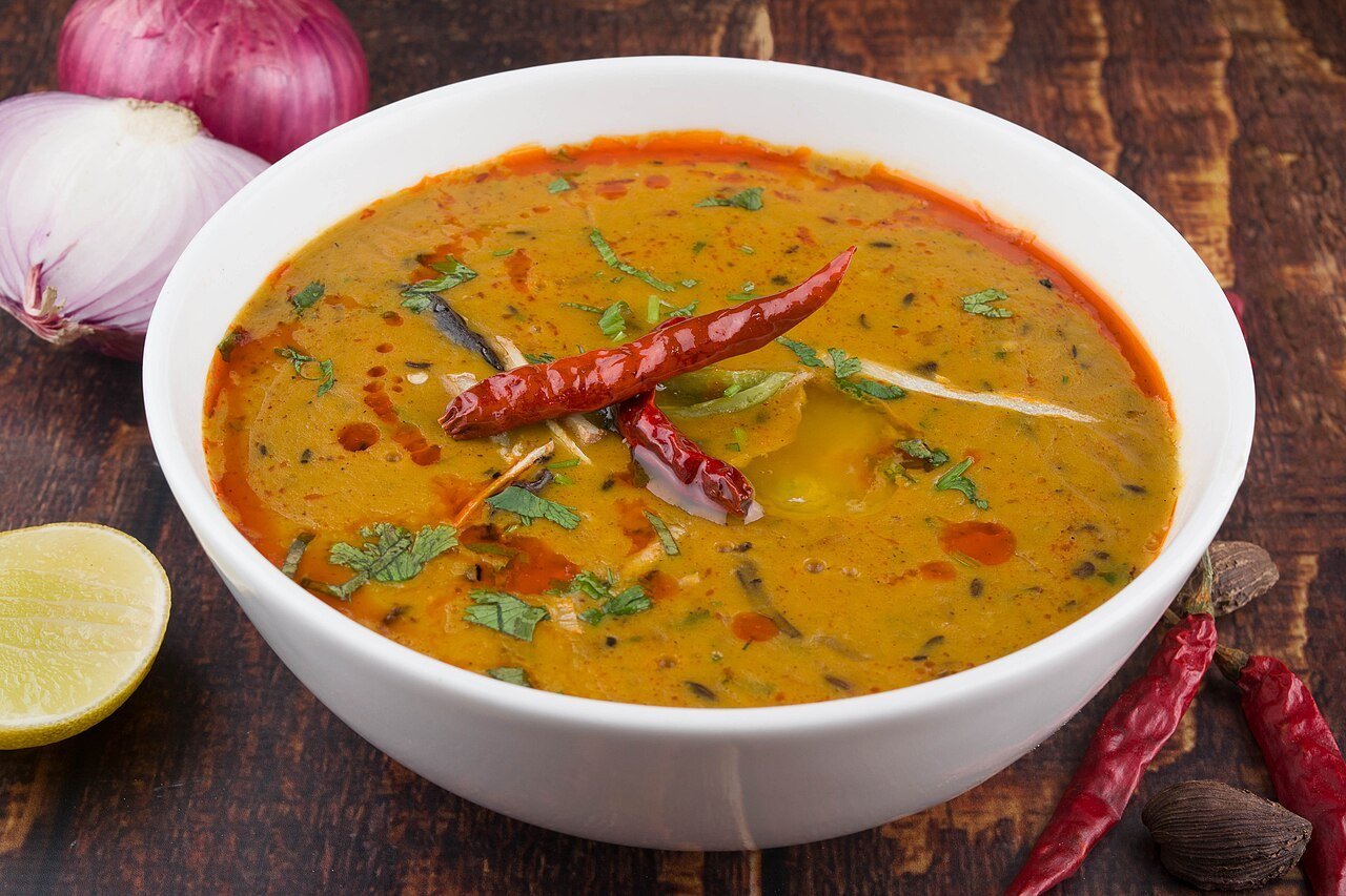 A bowl of tadka dal